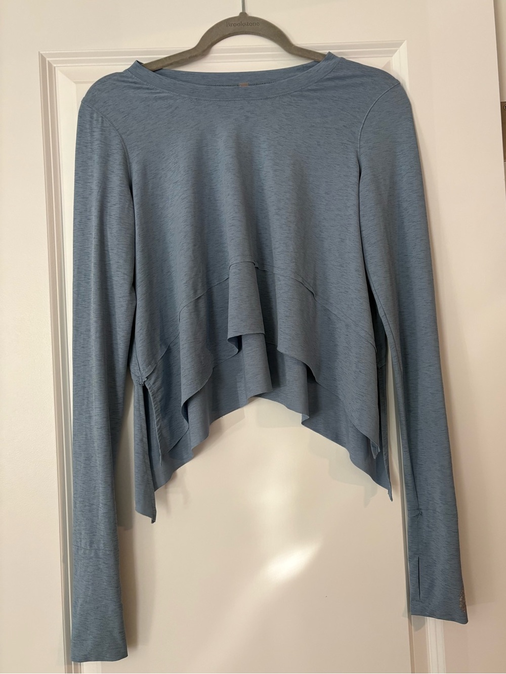 FP Movement Breezy Tempo Long Sleeve Tee – Light Blue – XS
